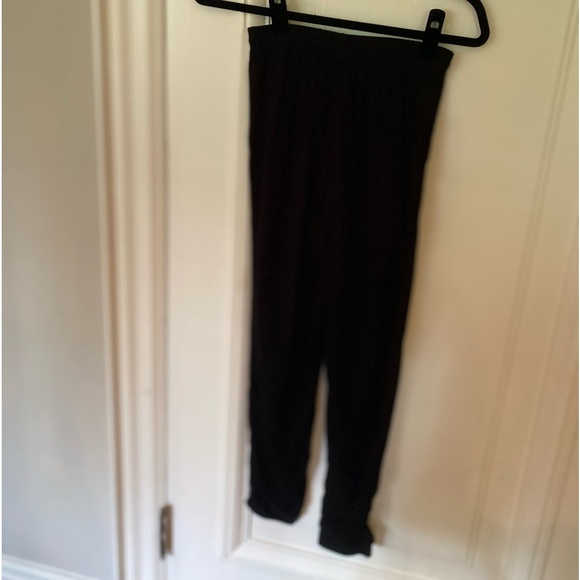American Apparel Black Drawstring Joggers - Picture 1 of 4